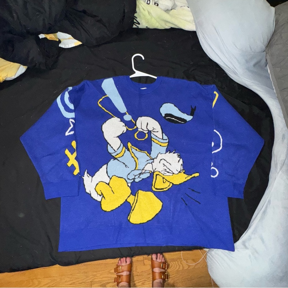 Disney Store Angry Donald Duck Sweater